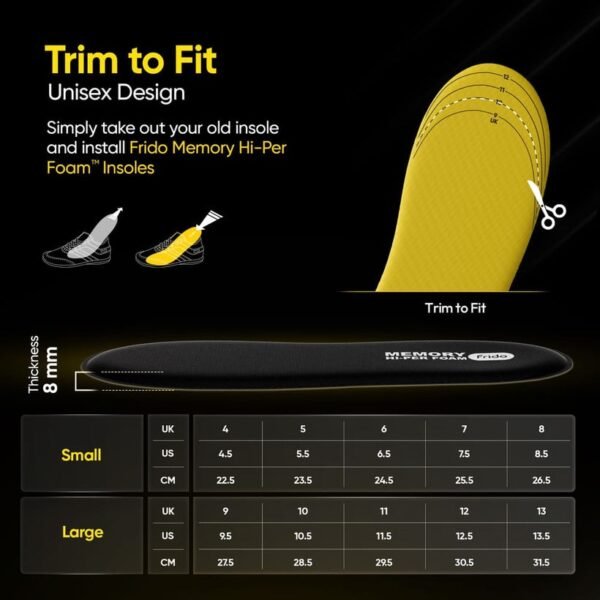 FRIDO INSOLE MAX COMFORT MEMORY HI PER FOAM - Image 3
